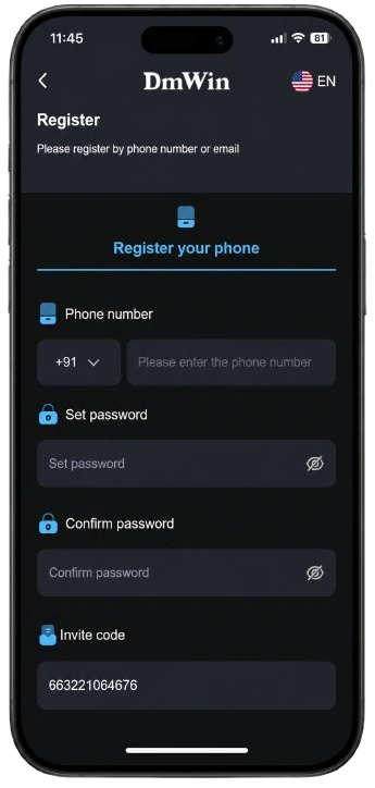 dm win register